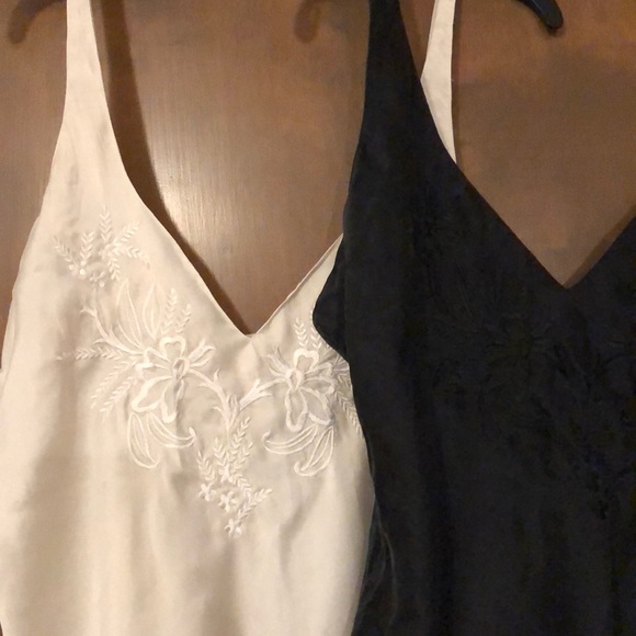 Victoria's Secret Other - 2 VTG VS Gold Label 100% Silk Camisoles size L